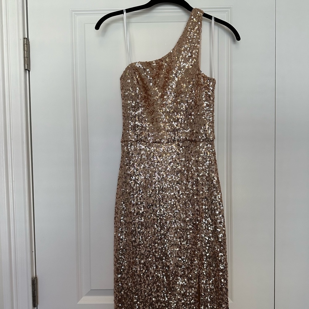 Sequin gold dress/gown